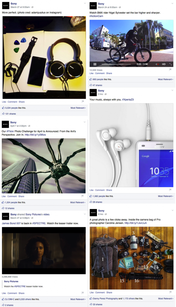 Variety-of-facebook-posts