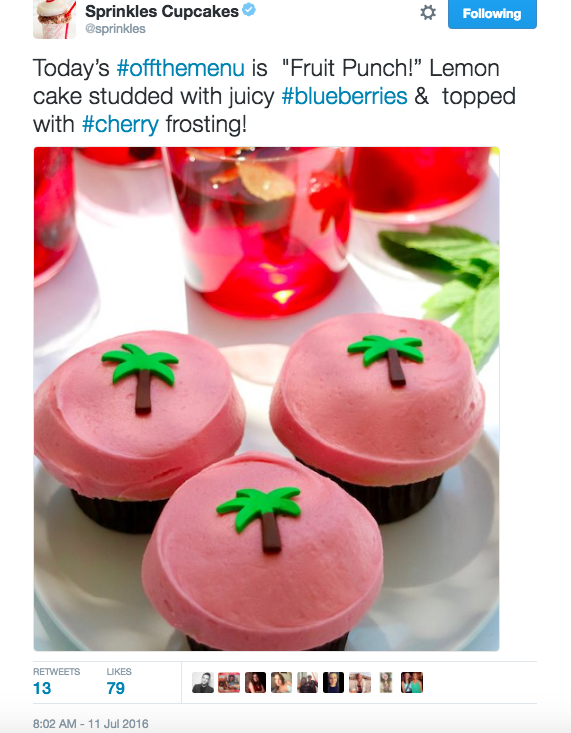 Sprinkles Cupcakes Twitter