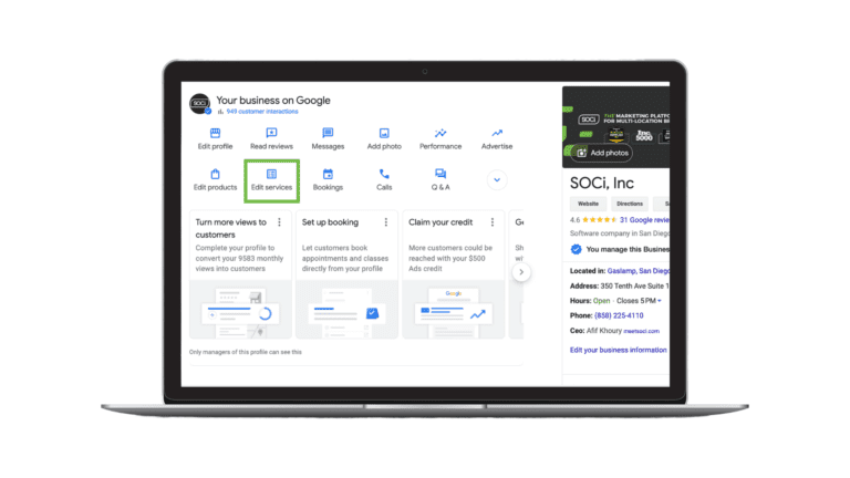 How to Add Services to Your Google Business Profile - SOCi