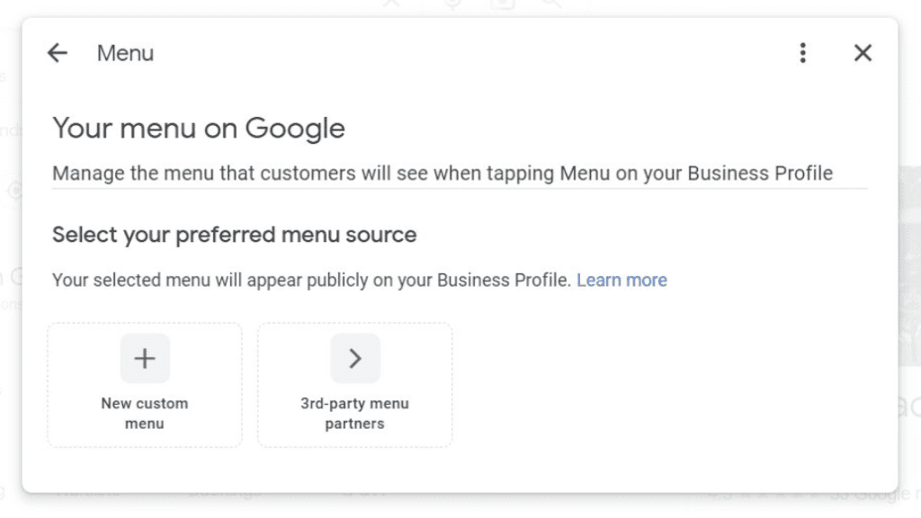 How Restaurants Can Add a Menu Source to Their Google Business Profile