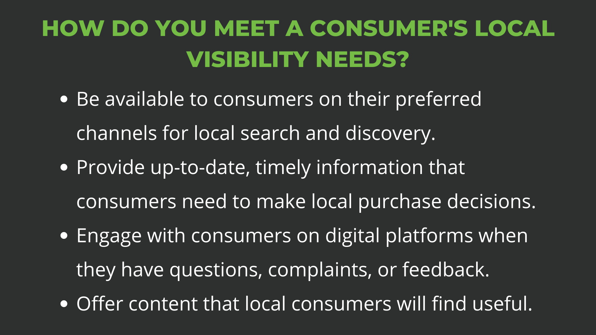 Less Visible Location The High Cost of Invisibility for Multi-Location Enterprises