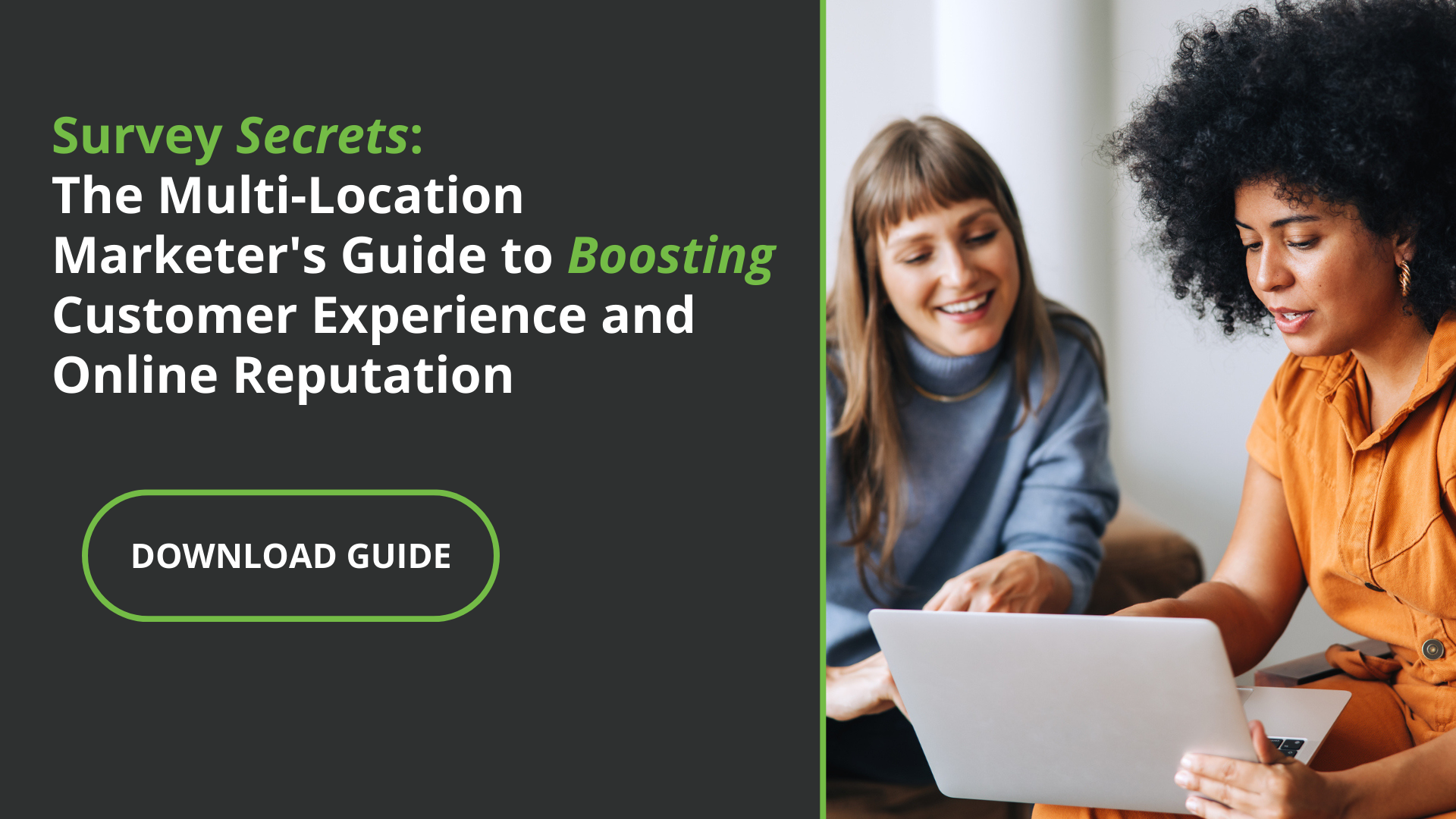 Survey Secrets: The Multi-Location Marketer’s Guide to Boosting Customer Experience and Online Reputation