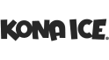 Kona Ice logo in bold, playful black letters on a light background.